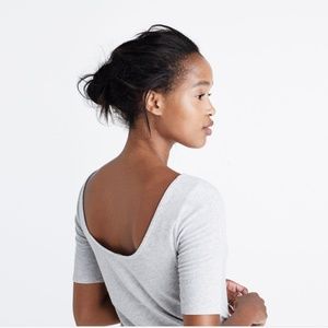 NWOT - Madewell Chorus Scoop Back Tee
